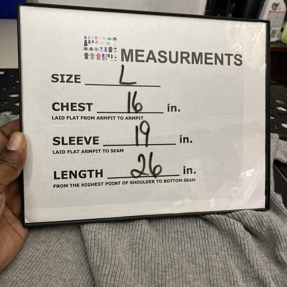 Halogen Womens Gray Long Sleeve Comfort Crew Neck Casual Pullover Sweater Size 1 - Picture 7 of 7